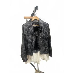 NEW INSIGHT women's metallic jacket in gray/ black